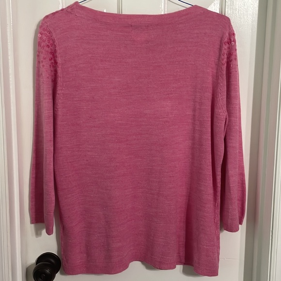 Valentine's!!! Ruby Red- pink - 2 piece with sequins/cardigan/flower design - Picture 10 of 12